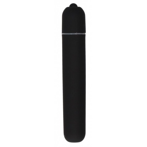 Черная вибропуля Bullet Vibrator Extra Long - 10,5 см.